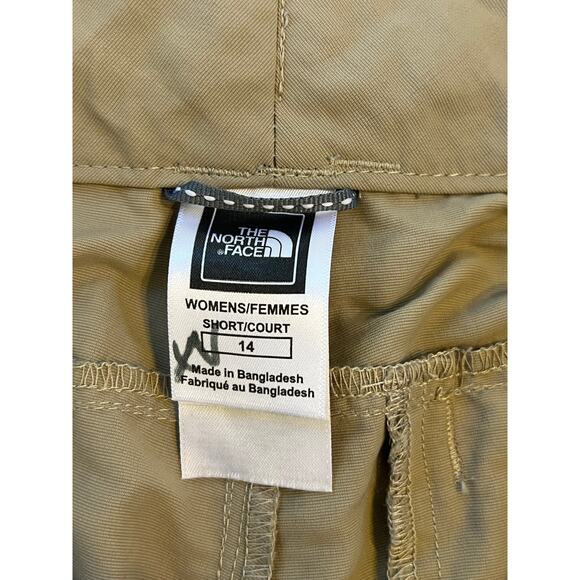 The North Face Tan Convertible Hiking Outdoor Straight Leg Womens Size 14 Short - Picture 15 of 16